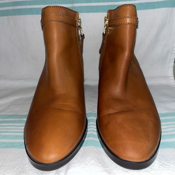 Lauren Ralph Lauren Damara Leather Ankle Boots - Picture 4 of 13